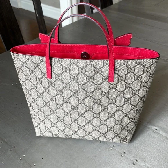 Gucci rainbow butterfly mini tote shopper guccissima logo bag - Picture 5 of 14